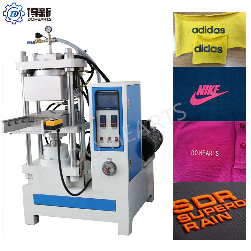 macchina da stampa di etichette con logo a trasferimento termico in silicone per la produzione di etichette per indumenti